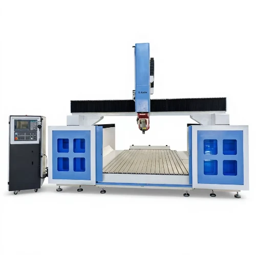 5 Axis CNC Machine Heavy Duty ATC Spindle Router Metal Engraving Milling High Precision 0.02mm 24000rpm Servo Drive