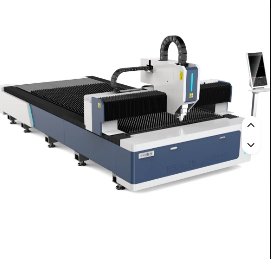 Metal Fiber Laser Cutting Machine 1500W 3000W 6000W Water-Cooled CNC Cutter Carbon Steel Plate And Square Tube