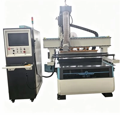 Woodworking ATC CNC Cutting Machine Vacuum Table For Wardrobe Door Processing