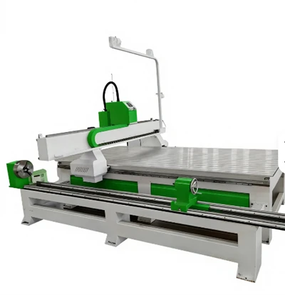 4 Axis 3D CNC Router Wood Metal Stone Carved Engraver Machine1325 With Side Rotary Axis Price