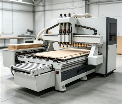 Automatic Loading Woodworking Machine